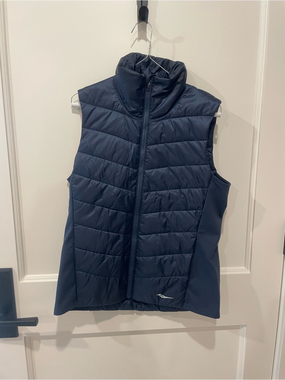 Saucony Navy Quilted Insulated Vest